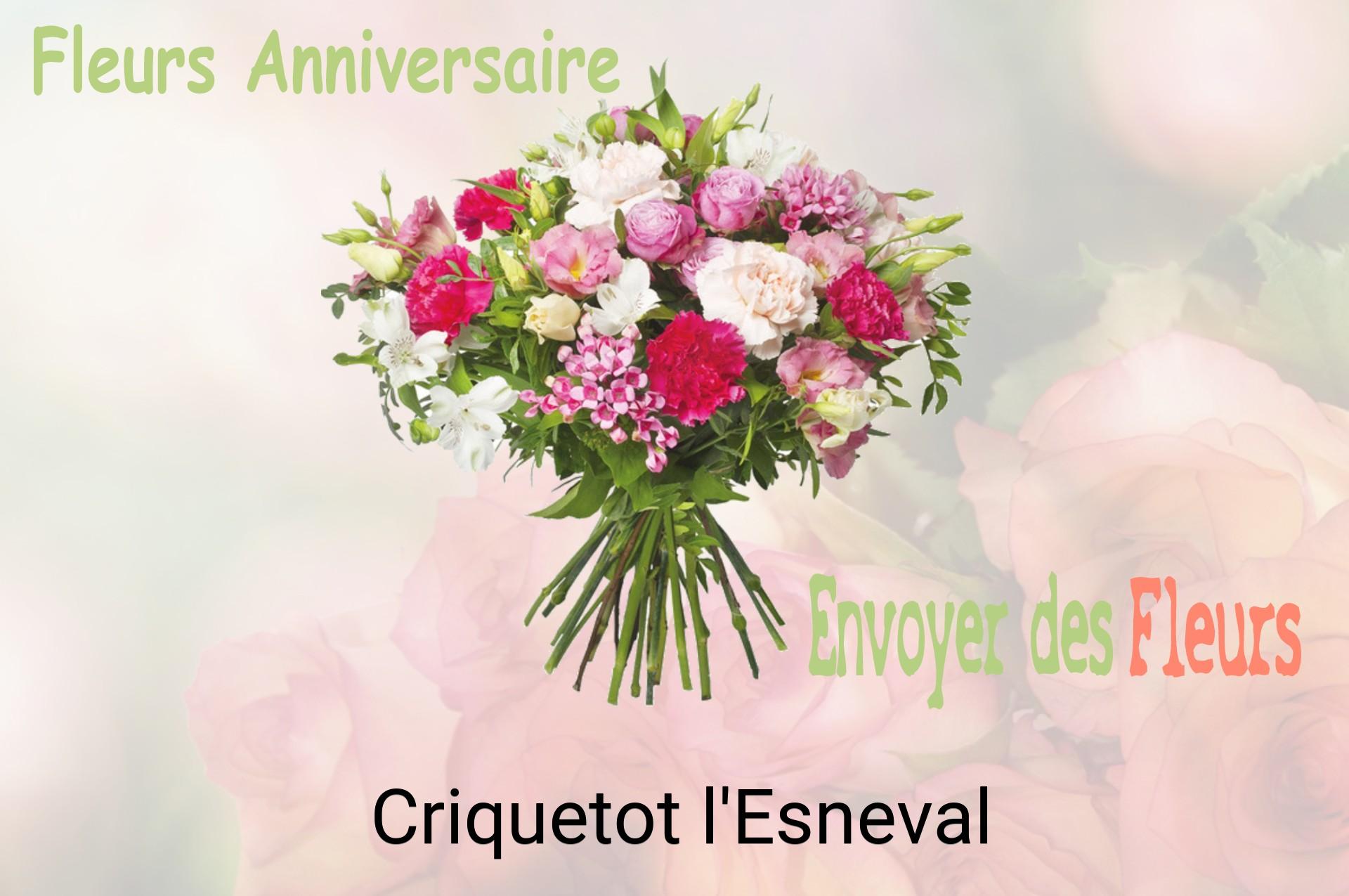 Bouquet de fleurs d’anniversaire livré à Criquetot-l'Esneval