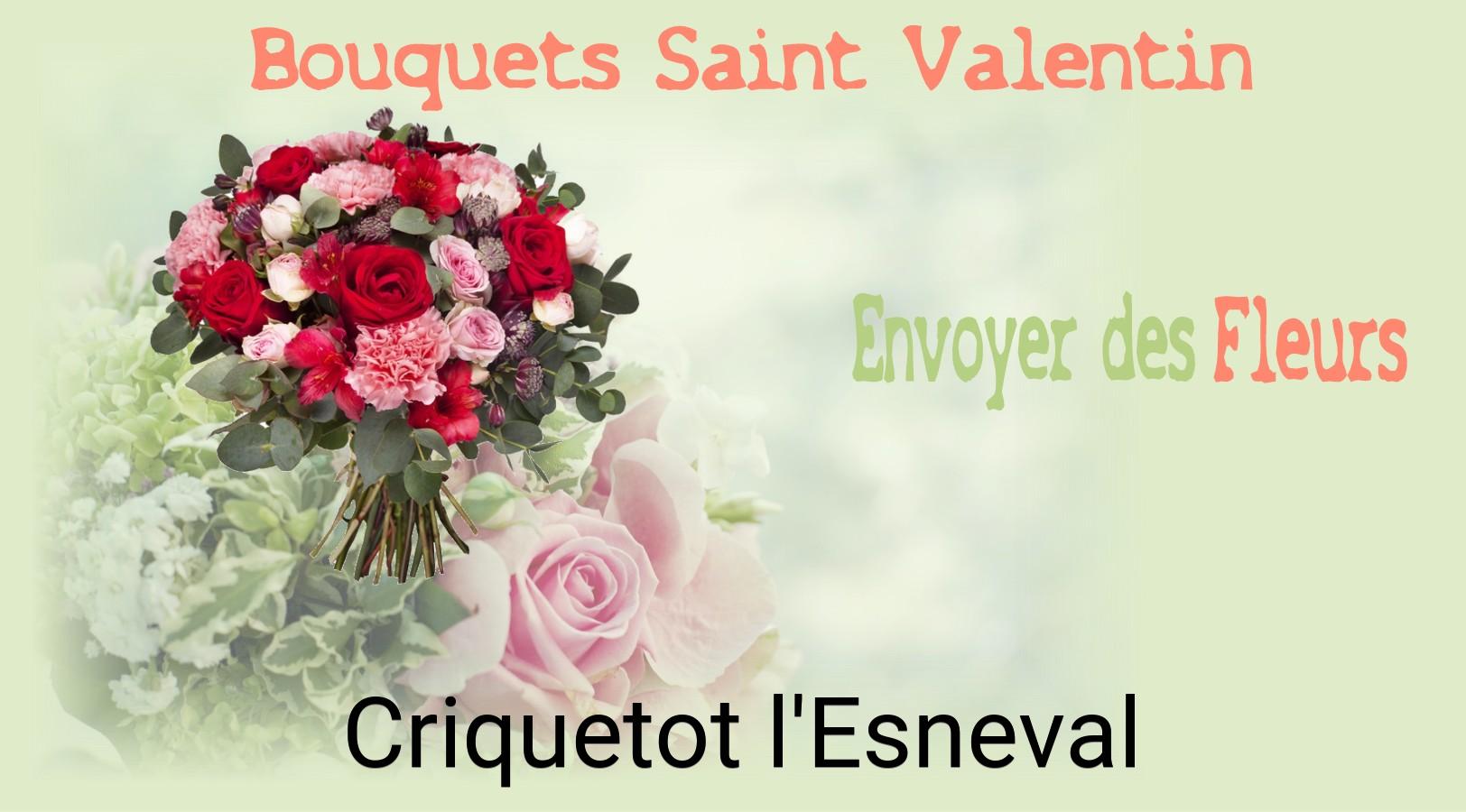 Roses de Saint-Valentin livrées à Criquetot-l'Esneval